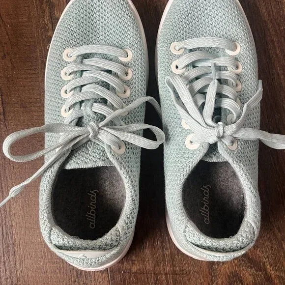 Allbird's Women's Size 8 Tree Pipers Dream Green (Cream Hush sole) - Picture 3 of 7